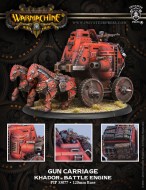 gun carriage khador battle engine